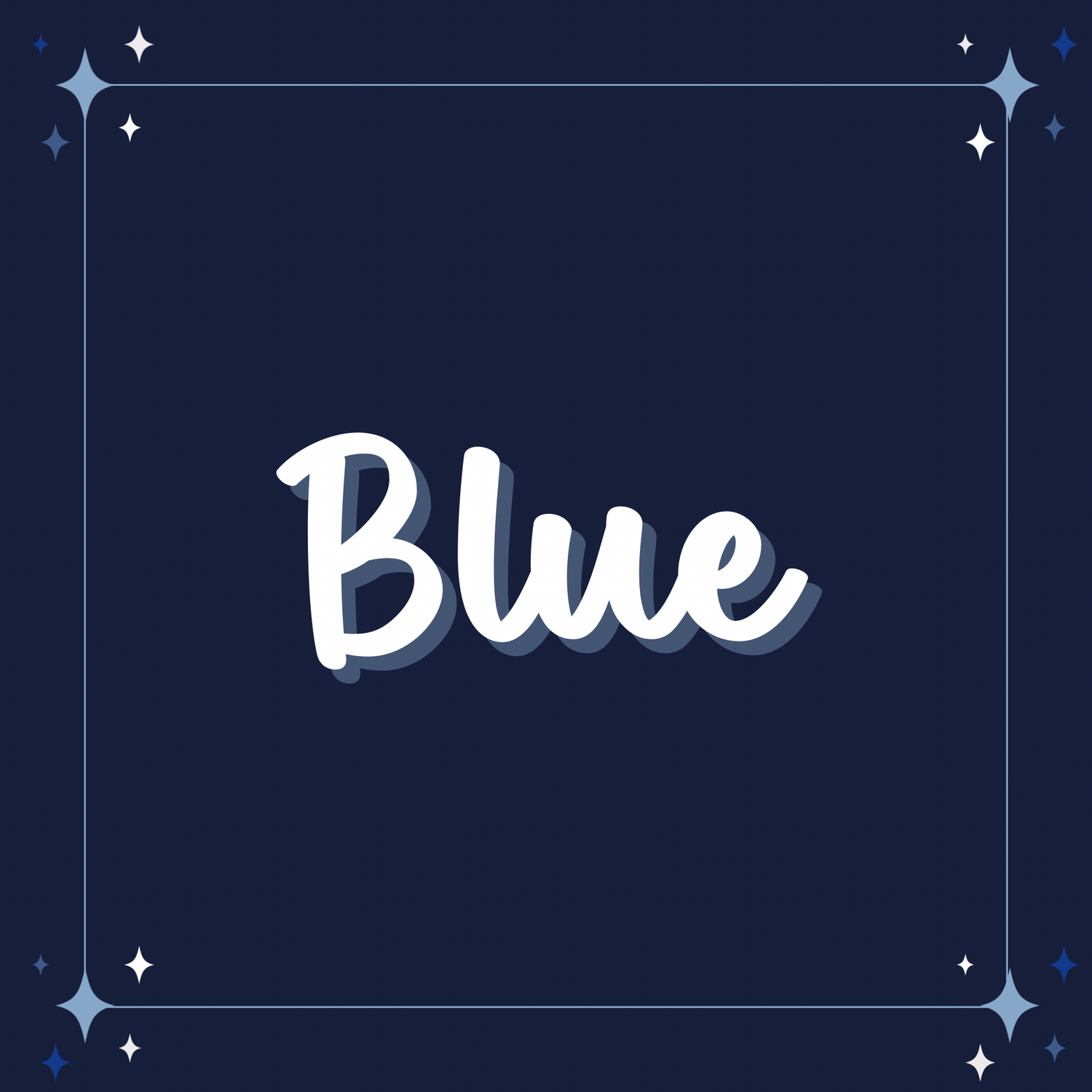 Blue Glitter