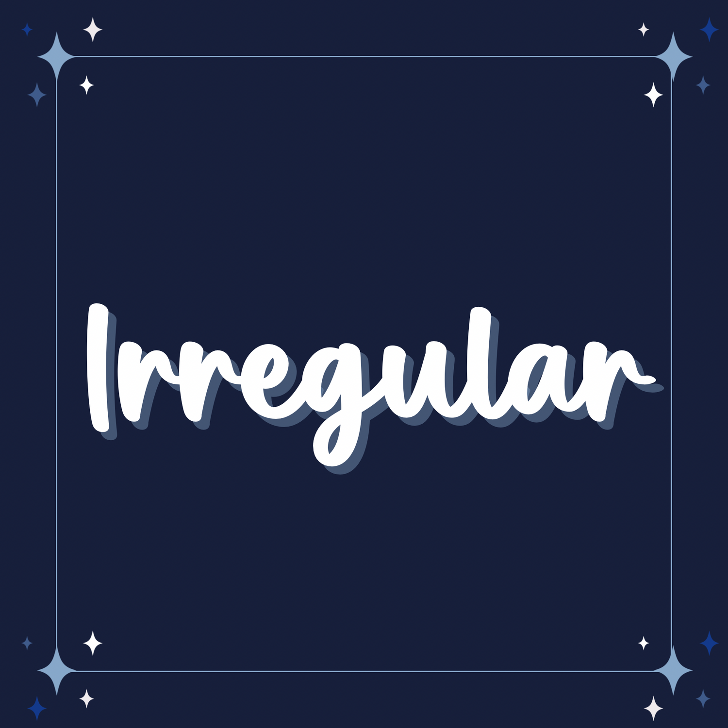 Irregular Glitter