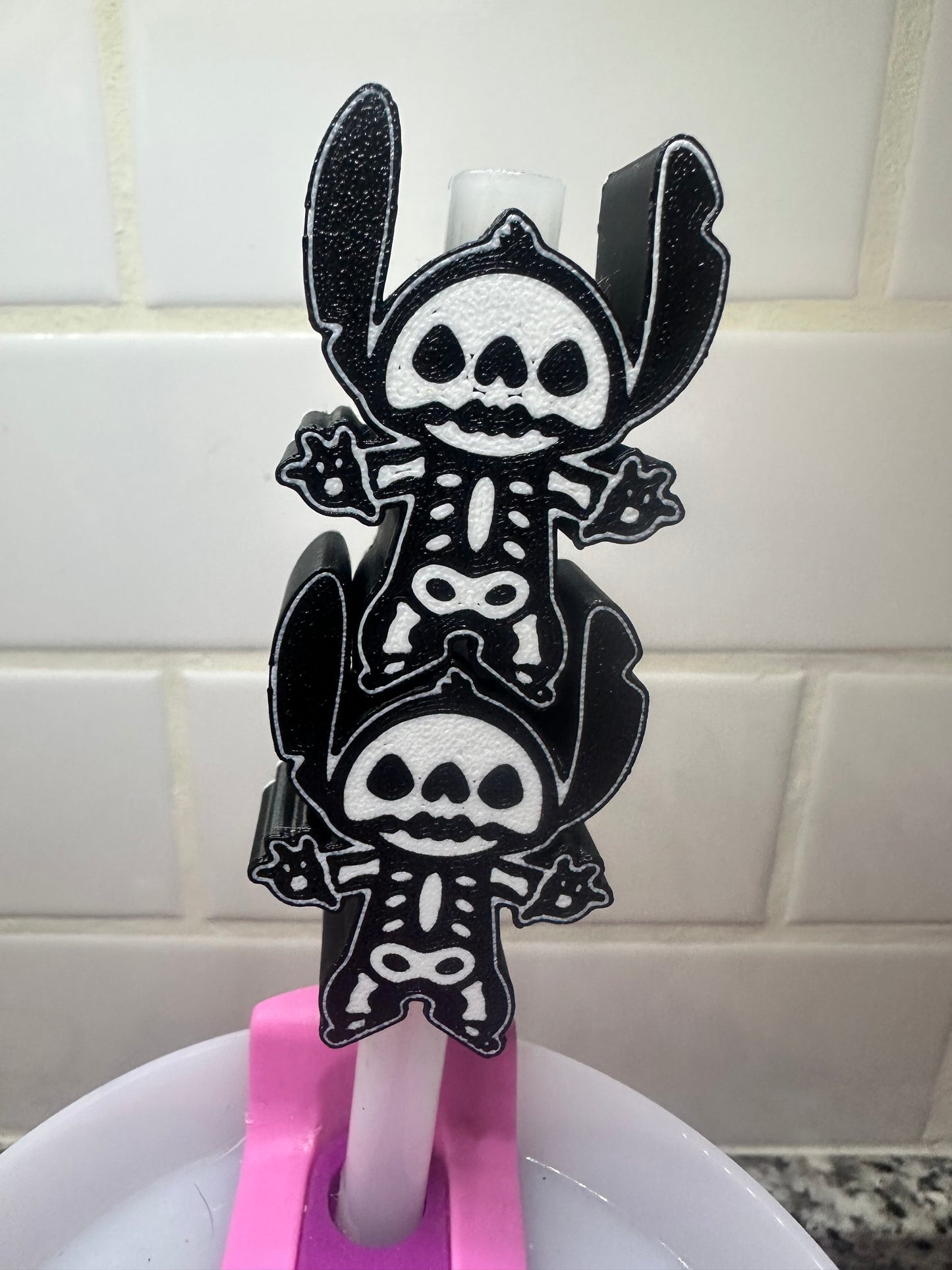 Monster Halloween Straw Topper
