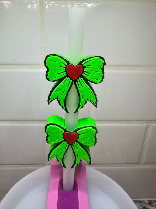 Grumpy Bow Straw Topper