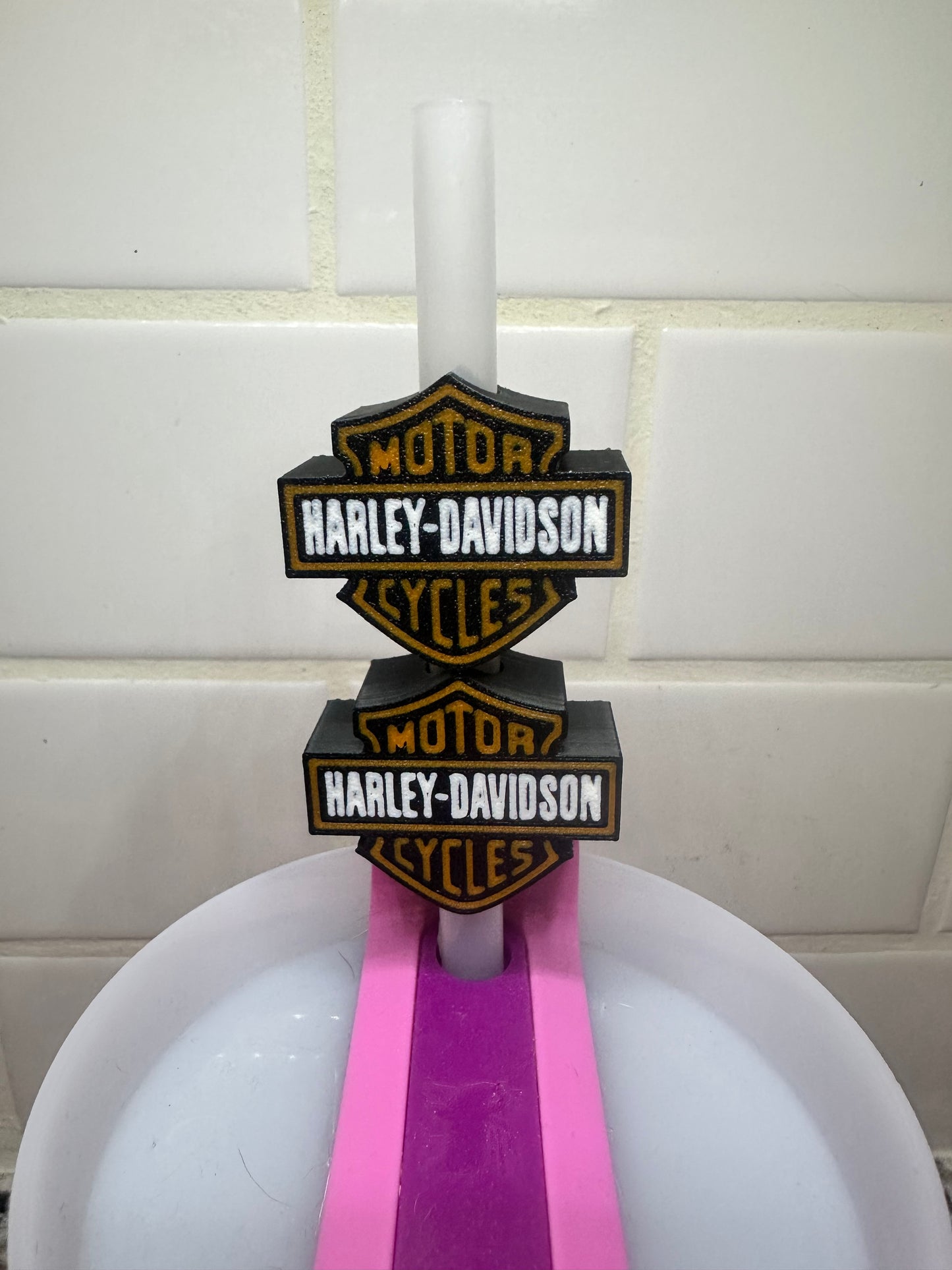 Motorcycle Straw Topper